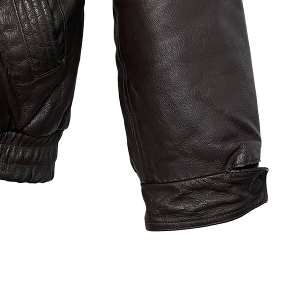 Vintage Brown Leather Jacket - Picture 13 of 15